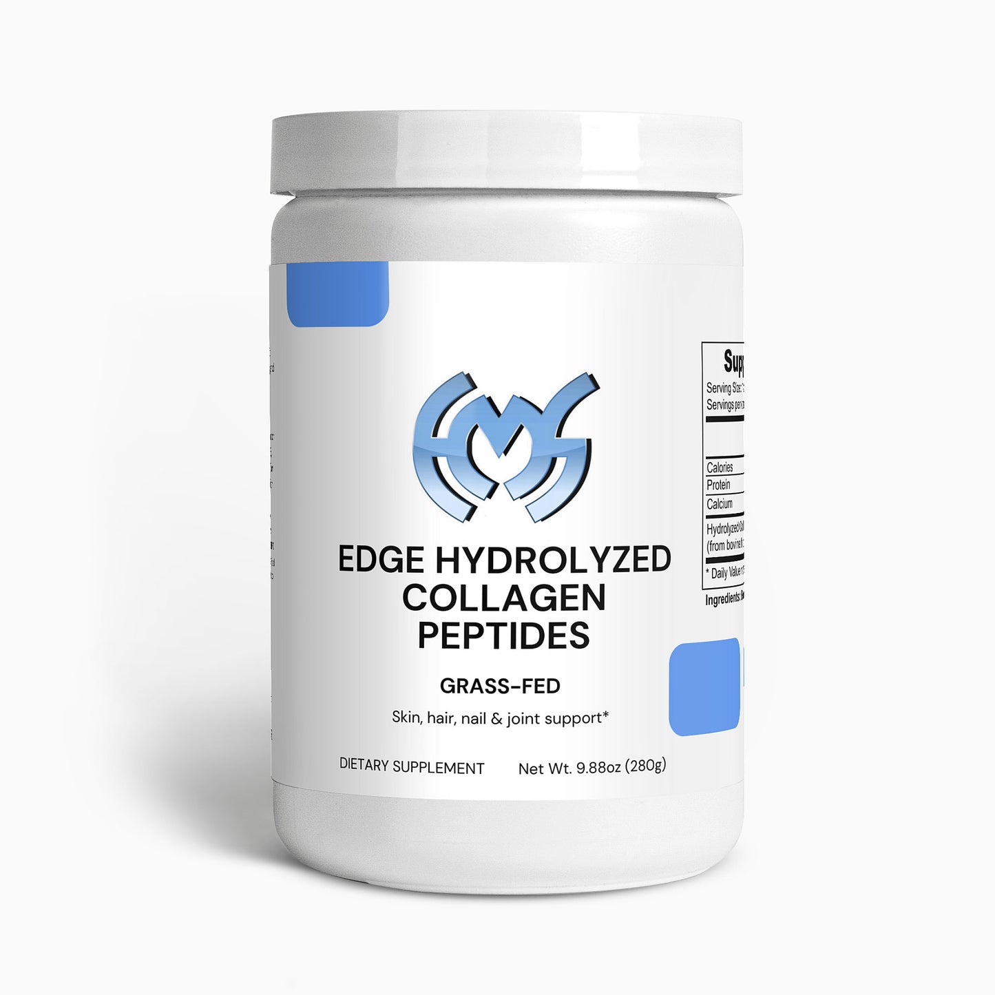 Péptidos de colágeno hidrolizado de animales alimentados con pasto EDGE