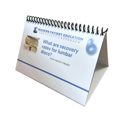 Educación moderna para pacientes: detenga los virus del pensamiento Folletos educativos sobre neurociencia del dolor