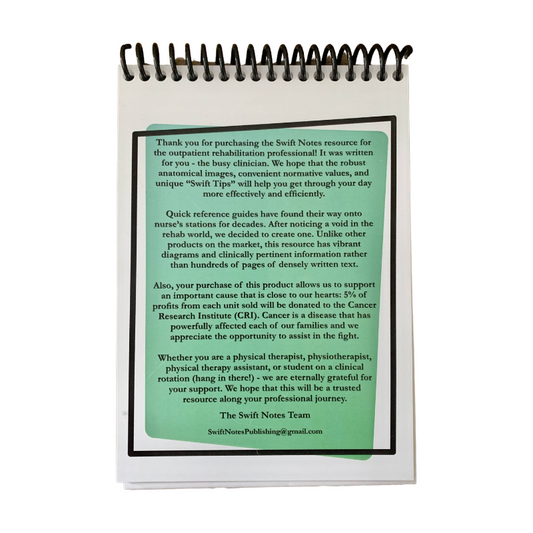 Swift Notes: A Visual Reference for the Outpatient Physical Therapist - EDGE Mobility System
