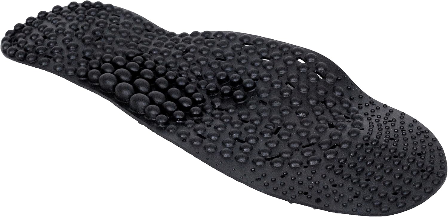 Charcoal anti Ordor Acupuncture Foot Massage Insoles (Trim to Fit: Men'S Size 6-10/ Women'S Size 7-11)