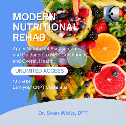 Online Certificate: Modern Nutritional Rehab