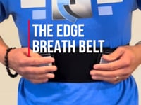 EDGE Breath Belt - Improve Core Strength and Stability, train Diaphragmatic Breathing