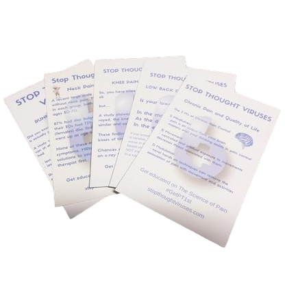 Stop Thought Viruses 4x6 Educational Cards - EDGE Mobility System