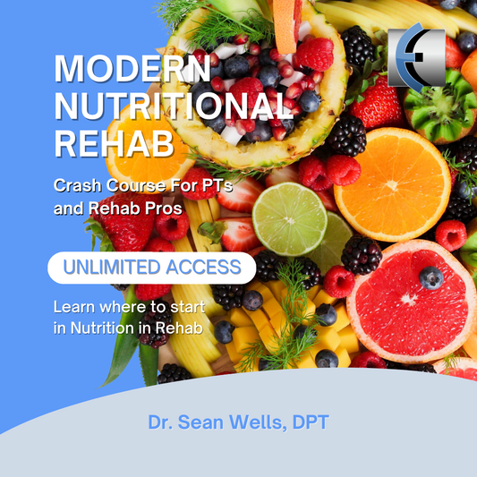 Rehabilitación nutricional moderna: curso intensivo de nutrición para profesionales de la rehabilitación 